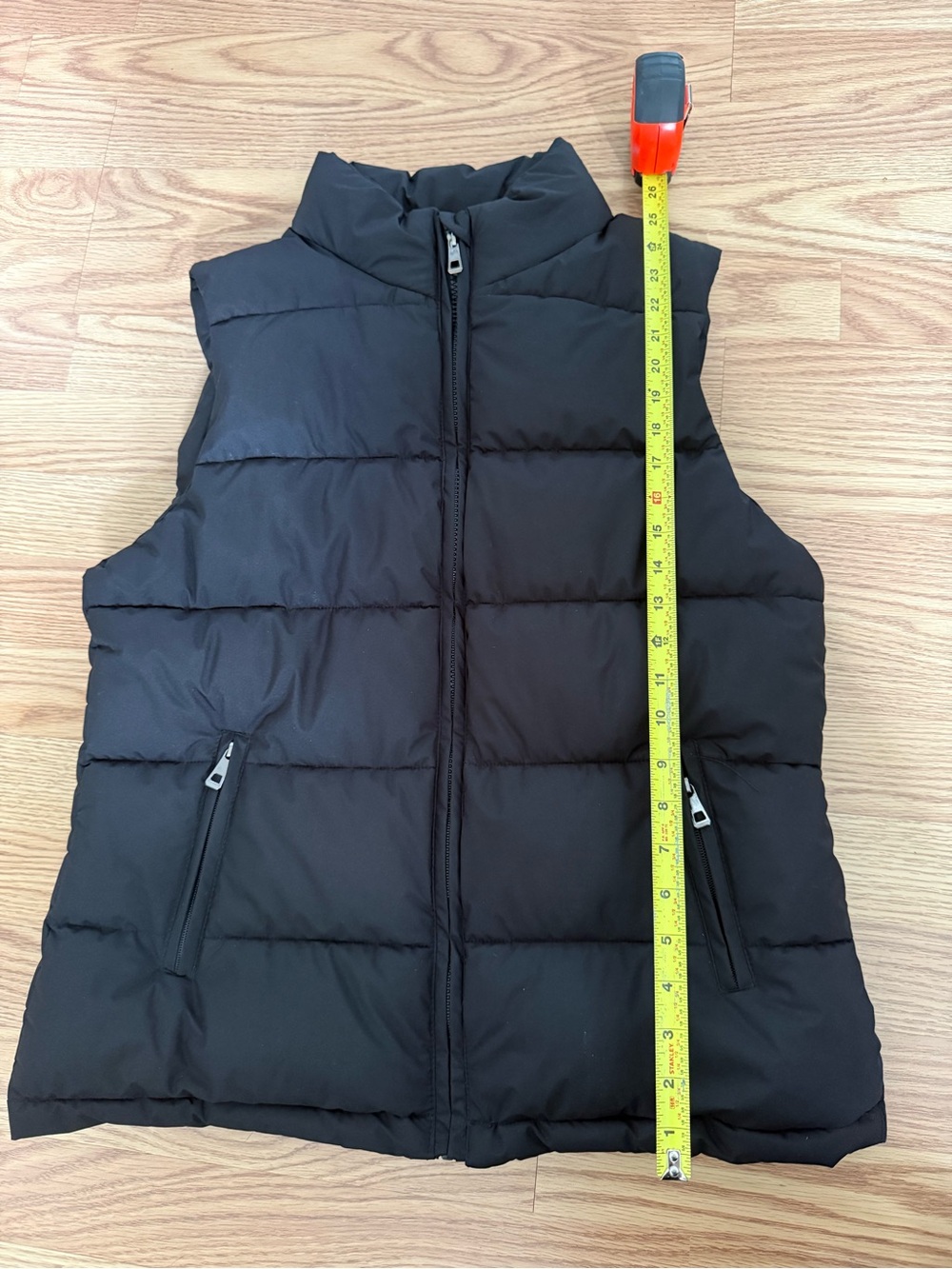 Black Women's Quilted Puffer Vest - Lightweight Layering